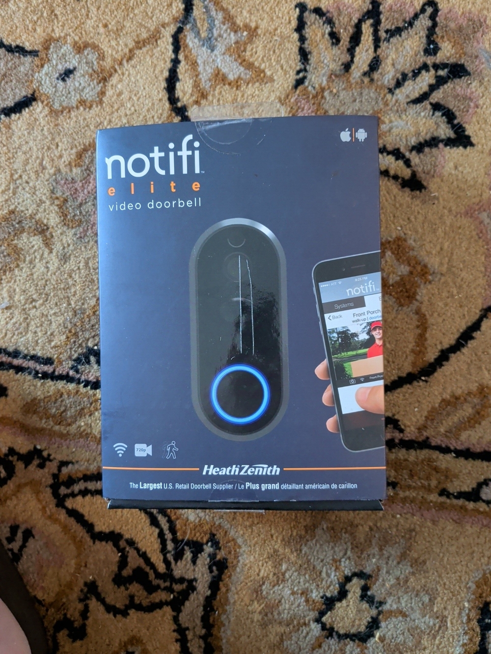 NIP Notifi Elite Video Doorbell - Black
